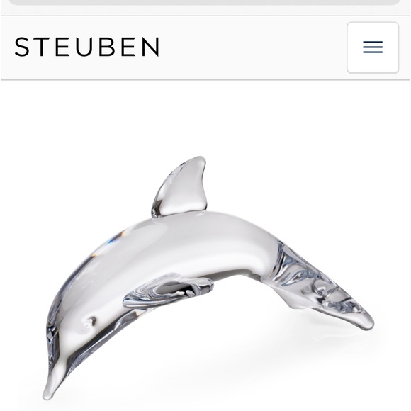 Steuben Other - Steuben sea creatures collection, the Dolphin is among the best loved.
